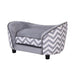 PawHut Pet Sofa Grey 405 mm x 685 mm x 405 mm