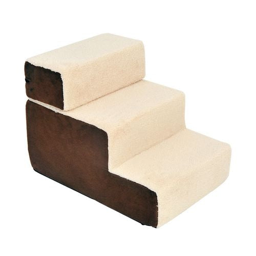 PawHut Pet Stairs Beige 400 mm x 540 mm x 390 mm