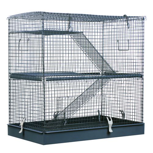 PawHut Reptile Cage Grey 445 mm x 715 mm x 690 mm