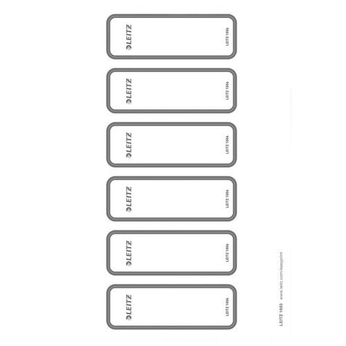 Leitz PC Spine Labels Grey Pack of 60