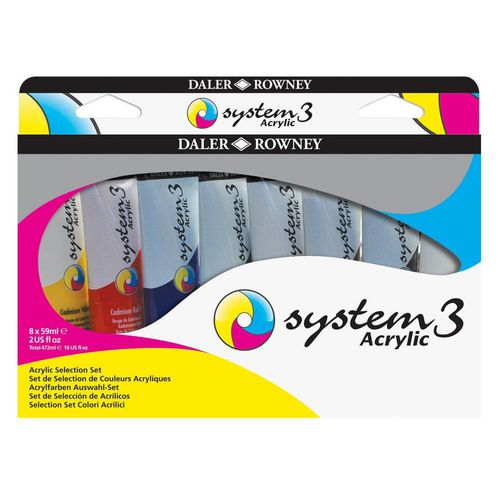 System 3 Paint Set Acrylic Assorted