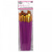 Royal & Langnickel Paint Brush Set Brown, Pack of 10