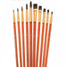 Royal & Langnickel Paint Brush Set Super Value Camel Hair Pack of 10