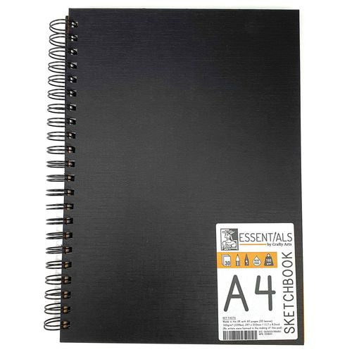 ESSENTIALS Sketch Book 160 gsm A3 60 Sheets