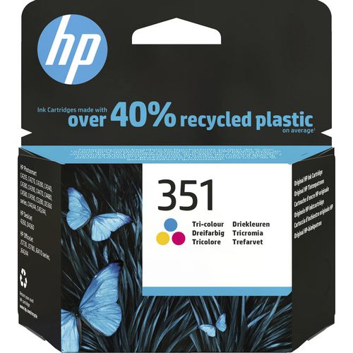 HP 351 Original Ink Cartridge CB337EE Cyan, Magenta, Yellow