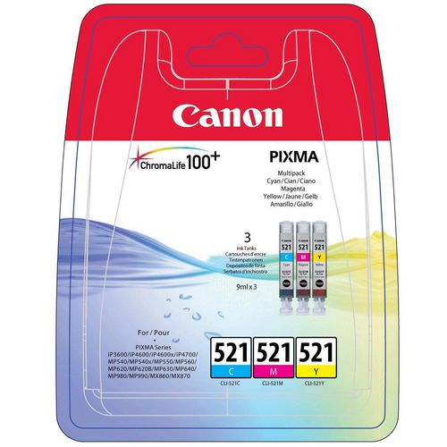 Canon PGI-550 CLI 551 Original Ink Cartridge Cyan, Magenta, Yellow