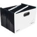 Rapesco Expanding File 1622 A4 White/Black PP