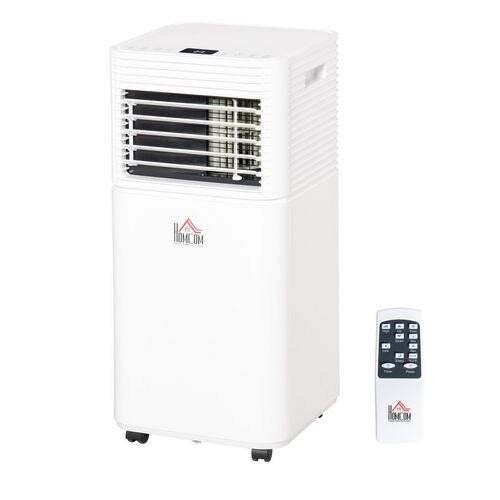 HOMCOM Mobile Air Conditioner 823-006V70 White 338 mm x 354 mm x 698 mm