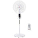 HOMCOM Pedestal Fan 824-023V70 85° 50W Black, White 1380 mm