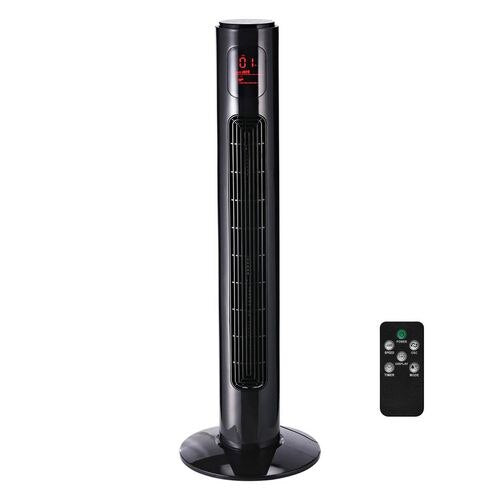 HOMCOM Tower Fan 824-005BK 70° 45W Black 960 mm