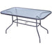 OutSunny Patio Table 84B-376V01 Metal