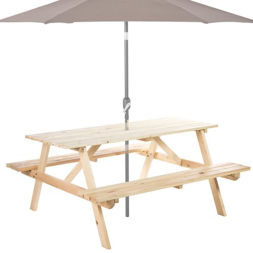 OutSunny Picnic Table 84B-193 Fir Wood