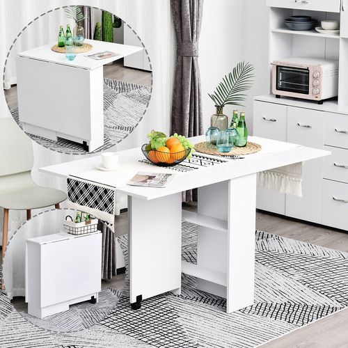 HOMCOM Foldable Table 02-0621 White 1,400 x 800 x 740 mm