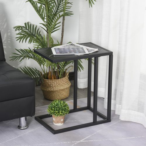 HOMCOM Side Table 838-035BK Black 300 x 450 x 515 mm