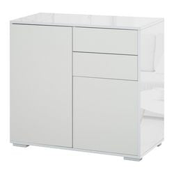 HOMCOM Side Cabinet 838-075WT 740 x 790 x 360 mm White