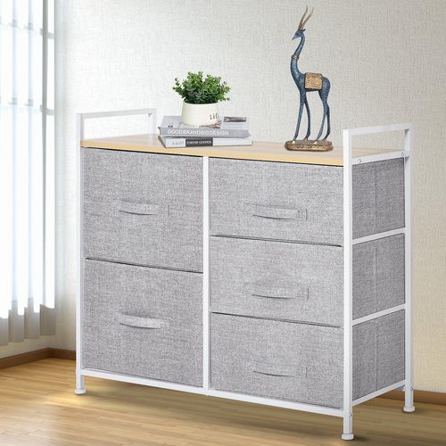 HOMCOM Cabinet 850-126 770 x 830 x 290 mm Grey