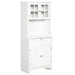 HOMCOM Storage Cabinet 835-343 1640 x 686 x 400 mm White