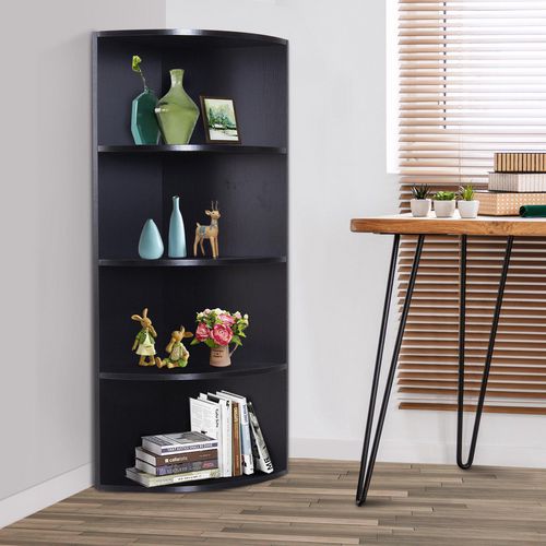 HOMCOM Shelf 836-090BK Black 395 x 395 x 1,200 mm