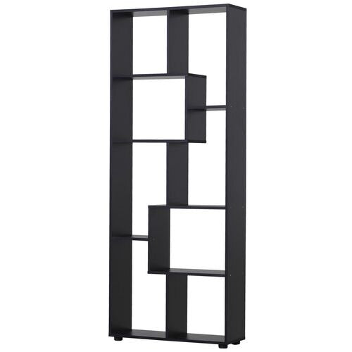 HOMCOM Shelf 836-141BK Black 240 x 700 x 1,780 mm