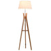 HOMCOM Floor Lamp Cream 450 x 450 x 1,560 mm