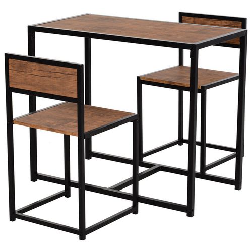 HOMCOM Bar Furniture Set 835-136 Black