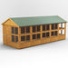 Power Garden Shed 208PAPSDD Golden Brown 20x8