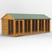 Power Garden Shed 208PASH Golden Brown 20x8