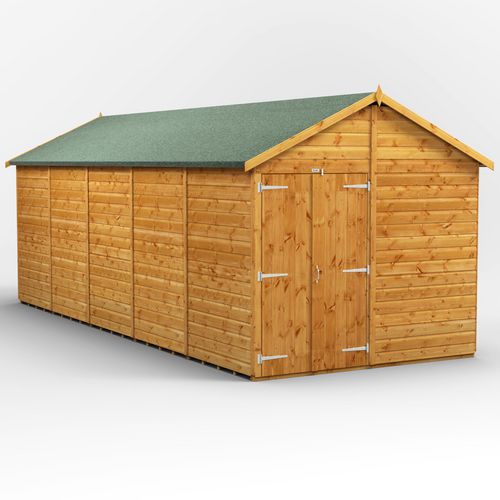 Power Garden Shed 208PAWDD Golden Brown 20x8