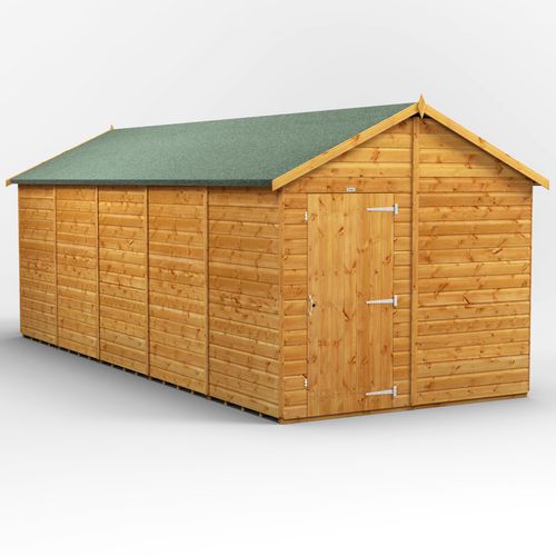 Power Garden Shed 208PAW Golden Brown 20x8