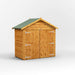 Power Garden Shed 36PAB Golden Brown 3x6