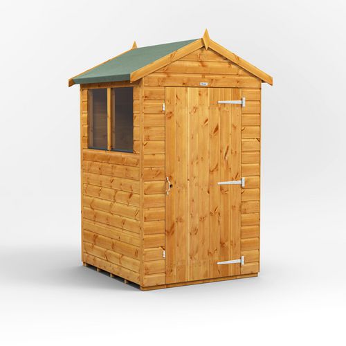 Power Garden Shed 44PA Golden Brown 4x4