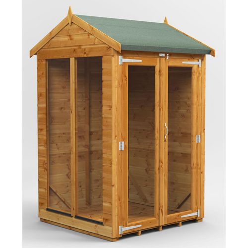 Power Garden Shed 44PASH Golden Brown 4x4