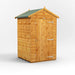 Power Garden Shed 44PAW Golden Brown 4x4