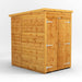 Power Garden Shed 46PPWDD Golden Brown 4x6