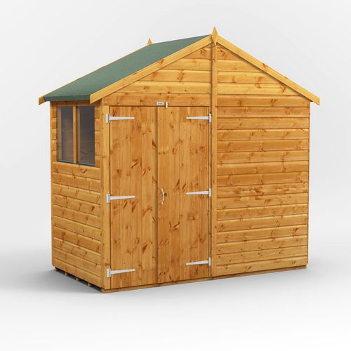 Power Garden Shed 48PADD Golden Brown 4x8