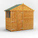 Power Garden Shed 48PADD Golden Brown 4x8