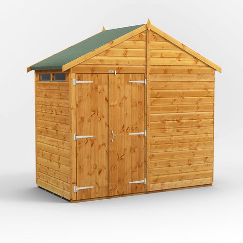 Power Garden Shed 48PASSDD Golden Brown 4x8