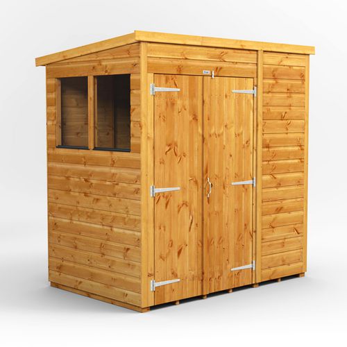 Power Garden Shed 64PPDD Golden Brown