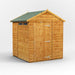 Power Garden Shed 66PASS Golden Brown 6x6