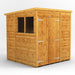 Power Garden Shed 66PPDD Golden Brown 6x6