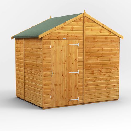 Power Garden Shed 68PAW Golden Brown 6x8