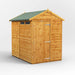 Power Garden Shed 75PASS Golden Brown 7x5