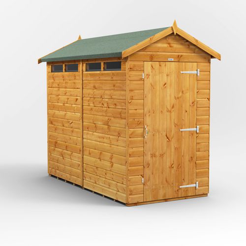 Power Garden Shed 84PASS Golden Brown 8x4