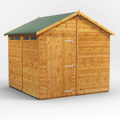 Power Garden Shed 88PASS Golden Brown 8x8