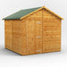 Power Garden Shed 88PAW Golden Brown 8x8