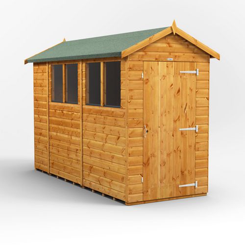 Power Garden Shed 104PA Golden Brown 10x4