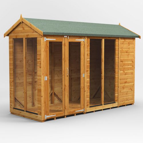 Power Garden Shed 104PASH Golden Brown 10x4