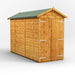 Power Garden Shed 104PAWDD Golden Brown 10x4