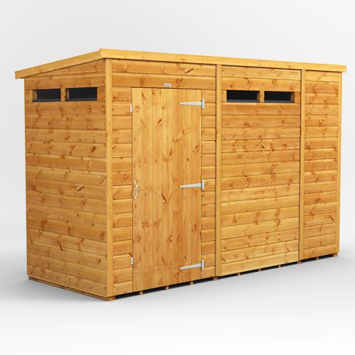 Power Garden Shed 104PPSS Golden Brown 10x4