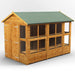 Power Garden Shed 106PAPSDD Golden Brown 10x6